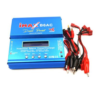 China UniversalÂ   IMAX B6 AC 80W B6AC RC Balance Charger 2s 3s 4s 5s 6s Li-ion Nimh Nicd Lipo Battery With EU USA UK Plug Power Supply Wire Charger for sale