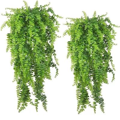 China Home Decor Manufacturers Wholesale Wall Decor Wall Mounted Ferns, Vines, Artificial Plants, Environmental Friendly Polyethylene Materials for sale