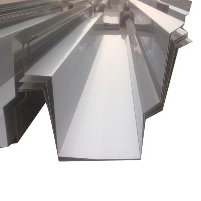 China Industrial hot price 321 stainless steel rain gutter stainless steel gutters sales 321 5 inch stainless steel gutter hanger 321 for sale