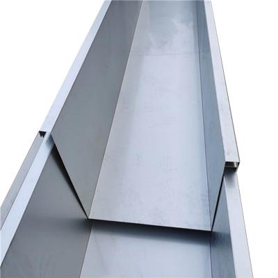 China Industrial Rain Gutters SS 304 3 Inch Stainless Steel AISI 304 Stainless Steel Gutter Industrial Roof Gutter 304 for sale