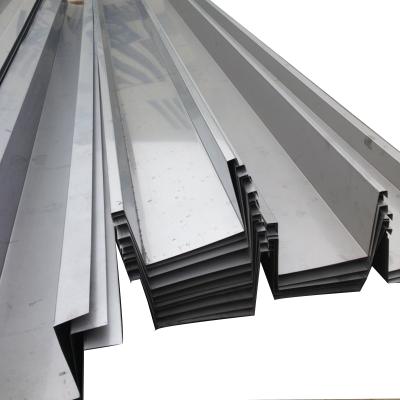 China Cheap Stainless Steel AISI 321 Roof Gutter Coil 304 Color Rain Gutter Industrial Steel Gutters SS 321 Stainless Steel for sale