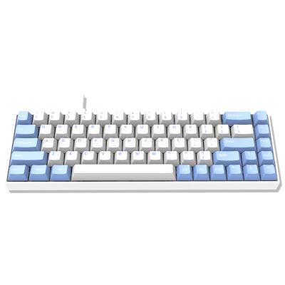 China Hotswap Anti-ghosting 68 Keys F12 Kailh Box PBT Keycaps Dual Modes BT 5.0 2.4Ghz RGB Wireless Mechanical Gaming Keyboard for sale