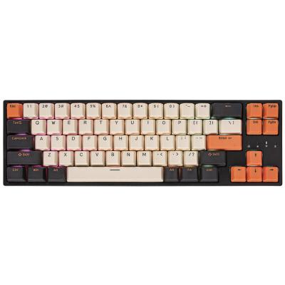 China Anti-Ghosting Hot Sale RK68 Plus 68 Hotswap Keys PBT Keycaps TTC Switch Three Mode USB RGB 2.4G Wireless Mechanical Gaming Keyboard for sale