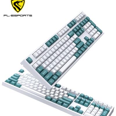 China Hot Sale 108 Keys Anti-Ghosting GP108 PBT Hotswap Keycaps Type-C Box Switch PC Computer RGB USB Wired Mechanical Gaming Keyboard for sale