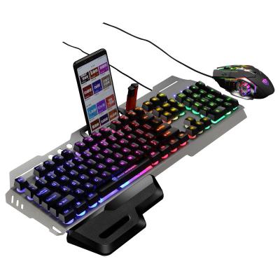 China Wholesale Anti-Ghosting Hand Rest 104 Keys Water Proof RGB Wired Mechanical Gaming Keyboard for sale