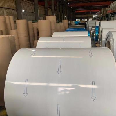 China PE PVDF HDP SMP Verflegering 1000-8000 Kleurgecoate aluminium spoel Op maat Te koop