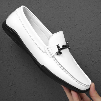 China P0114 Fashion Hot Sale Anti-slippery Classic Design Men's Casual Shoes Leather Trim Shoes for sale