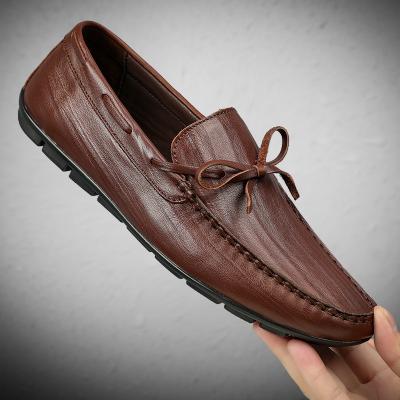 China P0115 Men's Stylish Shoes Casual Leather Anti-slippery New Shoes High Quality Shoes for sale