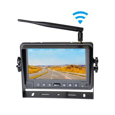 China Universal 7 Inch Car Rear View Monitor Tractor Truck Wireless Reverse Camera System for sale