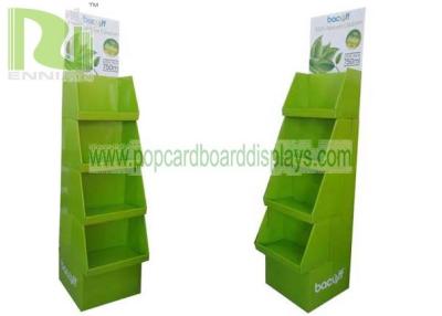 China Supermarket Snacks POS Corrguated cardboard Four Tiers Display Stand for sale