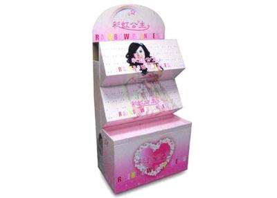 China Pos Light Weight Cosmetic Cardboard Diaplay Rack for sale