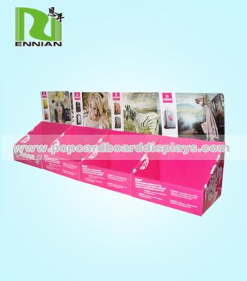 China Light Duty Point of purchase POS Cardboard Counter Displays with graphic and logo for sale