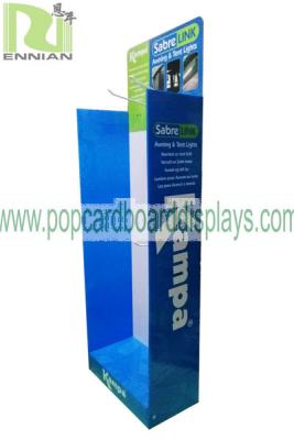 China MDF Pop Cardboard Displays With Metal Hooks / Camping Tent Standee Display Enps114 for sale