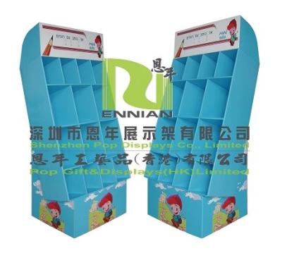 China Customized Cardboard Floor Displays , Juice Cardboard Merchandising Displays for sale