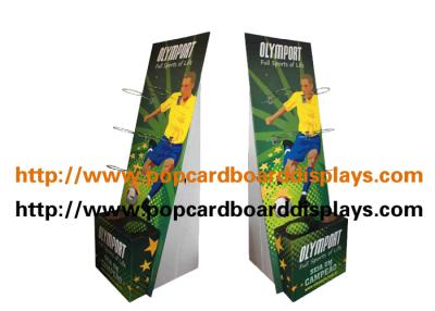 China Portable Lightweight Assemble Cardboard Floor Displays Environment Friendly for sale