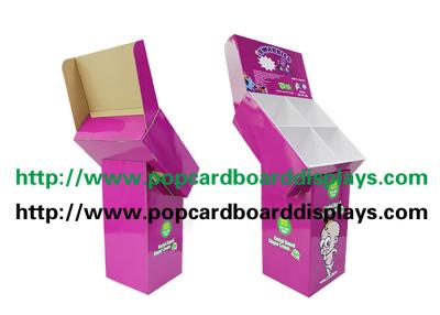 China Promotion Pos Cardboard Display Shelf , Corrugated Pop Display Recycled Material for sale