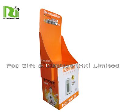 China Customized CMYK Print POP Cardboard Displays Stand With Pocket for sale