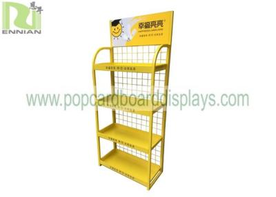 China Custom spray paint wire rack display stands with 3tiers can load more than 200kg for sale