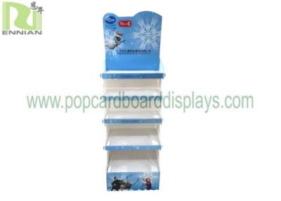 China Floor Wollow Plate Corrugated Plastic Pop Display Stand For Baby Products Toys for sale