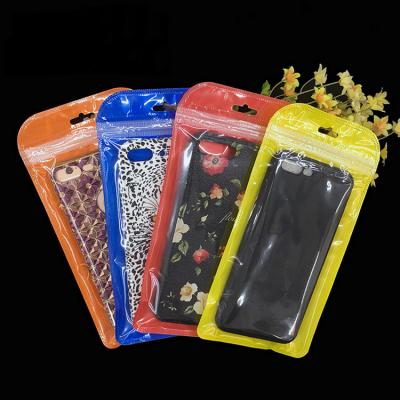 China High Quality Shock Resistance Custom Printing Laminated Cell Phone Accessories Bag iPhone Case Tote Bag With Hole for sale