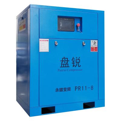 China Germany Lubricated Silent Rotary Screw Air Compressor (600L 300L 8bar) With Dryer for sale