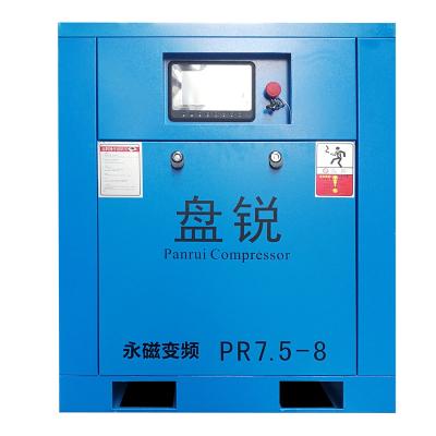 China Lubricated Cheap Price 7.5W Rotary Screw Air Compressor With Air Dryer For Supply Station for sale