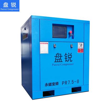 China Lubricated Mini Rotary Screw Air Compressor 7.5kw 10hp 1.1m3/min 39cfm 380v/220v/customize for sale