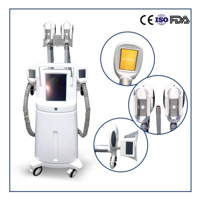 China 4 Handles Fat Removal Machine Cryolipoysis Body Slimming Machine with CE Certificate for sale