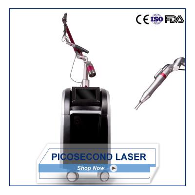 China La piel de Reomval del tatuaje del laser 1064nm del picosegundo del precio de fábrica blanquea el dispositivo del salón en venta