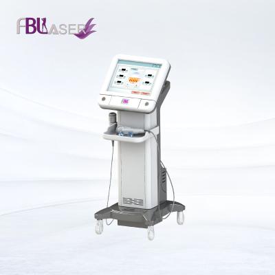 China face lifting fractional microneedle RF skin tightening /  stretch marks removal gold microneedle rf machine for sale