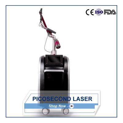 China la piel 755nm blanquea el equipo de la belleza del retiro del tatuaje del laser del picosegundo en venta