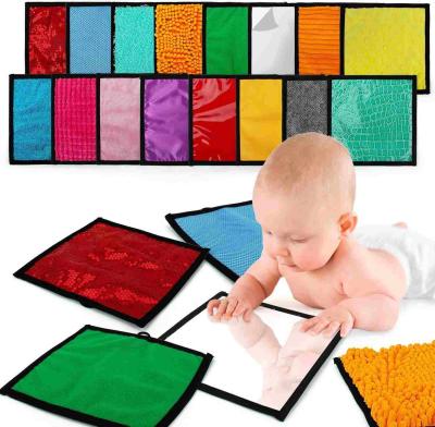 Chine Jouets sensoriels pour l'autisme 16 Tapis de différentes couleurs et textures pour les enfants autistes Enfants Enfants Enfants tout-petits Activité de fidgeting à vendre