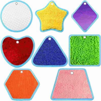 China 8 Set Mini Sensorische Matten Geassortierde Textuur Play Matten Sensorische vloertegels Aanvaard Custom Kleur Te koop