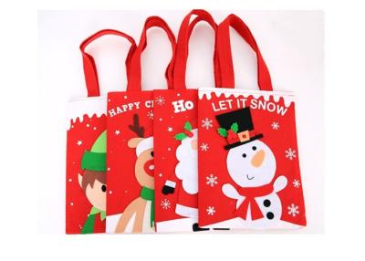 China 20*27cm nette Filz-Handtasche für Weihnachts-Sankt-Schneemann-Geschenk-Süßigkeits-Verpackung zu verkaufen