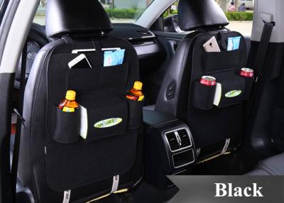 Chine Organisateur gris noir de sac de siège arrière de voiture de Brown, sac d'organisateur de Seat de voiture de feutre à vendre