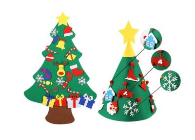 China Three Dimensional Felt Xmas Tree Decorations Environment Friendly Felt Material for sale