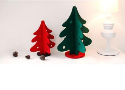 China Eco Friendly Felt Tree Decorations , Tabletop Christmas Tree Decoration for sale