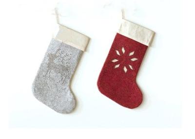 China 50*25 Cm Soft Felt Fabric Crafts Christmas Decoration Customized Pattern for sale