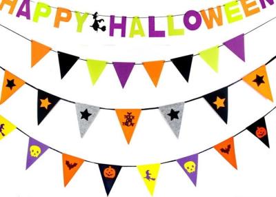 China Halloween Flags Felt Fabric Crafts Create Halloween Atmosphere For Home for sale