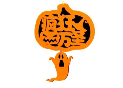 China Halloween-Gewohnheits-Filz-Feiertags-Dekorations-hängende Wand-Tür-Fahne zu verkaufen