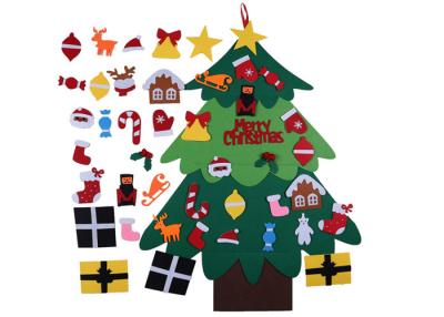 China DIY-van Kerstmisgiften van Kerstboomjonge geitjes Gevoelde Kerstmisdecoratie EN71 Te koop