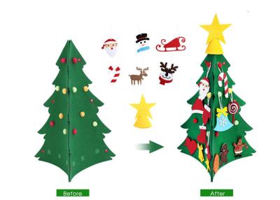 Cina Le decorazioni domestiche amichevoli 31pcs Diy 3d del bambino hanno ritenuto l'albero di Natale in vendita