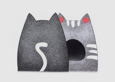 China Sublimatie 50*35*58cm Cat Shape Collapsed Felt Pet-Hol Te koop