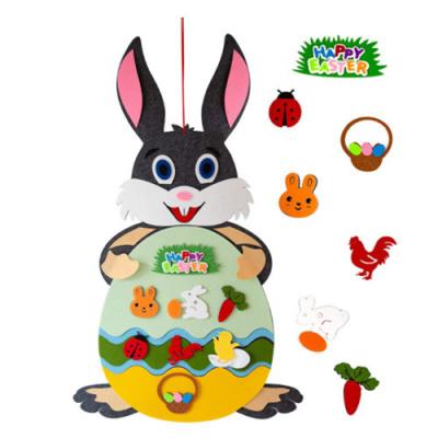 Chine Amusement Bunny Ornament Wall Hanging Decoration senti par 3mm pour Pâques Toy Gifts à vendre