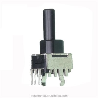 China Interesting Plastic PC Pin 9mm Potentiometer Material Metal Potentiometer Low Price Switch Potentiometers for sale