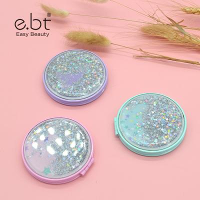 China Personalized Lighted Makeup Pouch Mirrors Cheap Plastic Mirror for sale