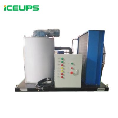 China Supermarket ICEUPS Ammonia System Flake Machinery 5tons Ice Cream Plant for sale