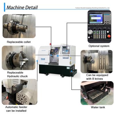 China Machinery Repair Shops Mini Oblique Bed CNC Lathe Oblique CNC Lathe DAS CNC Machine for sale