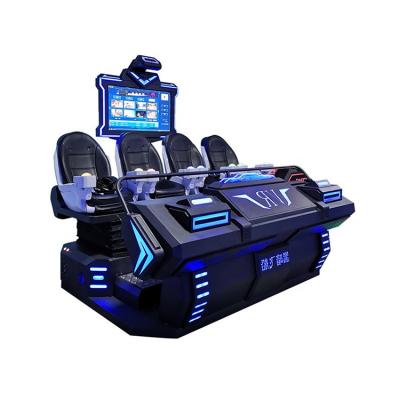 China Amusement Room/VR Game Center Made In China Customized Dynamic 4 Seater Sports Cinema Immersive Virtual Reality 9D VR Chair à venda