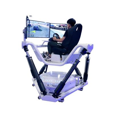 China Car Games VR Machine 9D Virtual Reality VR Simulator Driving Racing 9D VR Racing Car Equipment For Theme Park for sale